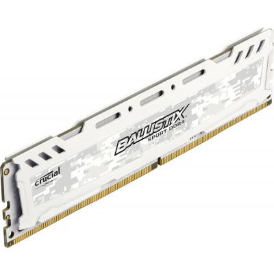 Модуль памяти для компьютера DDR4 16GB 2400 MHz Ballistix Sport LT White MICRON (BLS16G4D240FSC)
