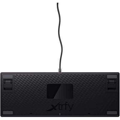 Клавиатура Xtrfy K4 TKL RGB Kailh Red Ukr-Ru Black (XG-K4-RGB-TKL-R-UKR)