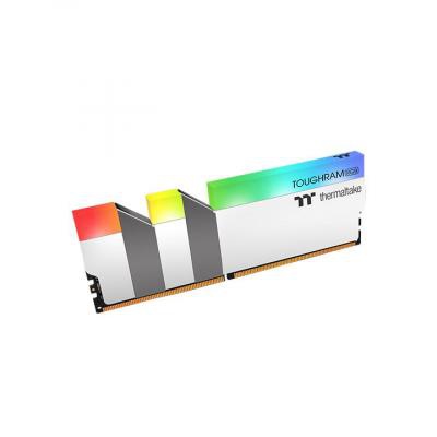 Модуль памяти для компьютера DDR4 16GB (2x8GB) 3200 MHz Toughram White RGB ThermalTake (R022D408GX2-3200C16A)