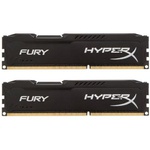 Модуль памяти для компьютера DDR3 8Gb (2x4GB) 1866 MHz HyperX Fury Black Kingston Fury (ex.HyperX) (HX318C10FBK2/8)