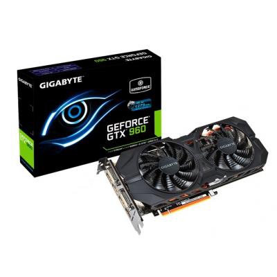 Видеокарта GIGABYTE GeForce GTX960 2048Mb WF2 OC (GV-N960WF2OC-2GD)