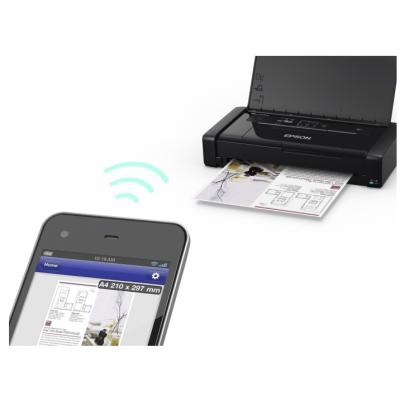 Струйный принтер EPSON WorkForce WF-100W mobile c WI-FI (C11CD12301)