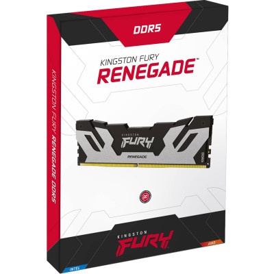 Модуль пам'яті для комп'ютера DDR5 32GB 6400 MHz Renegade Silver XMP Kingston Fury (ex.HyperX) (KF564C32RS-32)