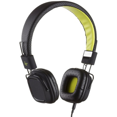Наушники KitSound KS Clash On-Ear Headphones with In-line Mic (Black) (KSCLABK)