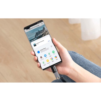 Перехідник OTG USB 3.1 AF to USB-C black Baseus (ZJJQ000001)