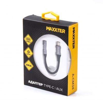 Переходник Maxxter USB Type-C to 3.5 mm (CDLA) (A-CM34)