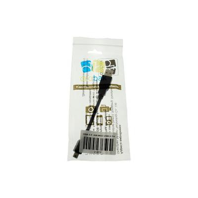 Дата кабель Drobak USB 2.0 AM–Mini USB Тип B 0,1м (212675)