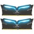 Модуль памяти для компьютера DDR4 32GB (2x16GB) 2666 MHz T-Force Night Hawk Black LED/Blu Team (THBD432G2666HC15BDC01)