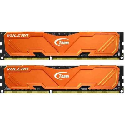 Модуль памяти DDR3 16GB (2x8GB) 1600 MHz Vulcan Orange Team (TLAED316G1600HC10ADC01)