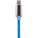 Дата кабель LogicPower USB 2.0 -> Lightning 1м Bl (силикон) синий /Retail (5144)