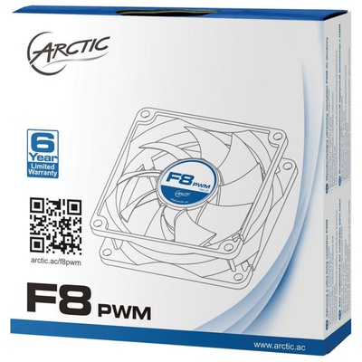 Кулер для корпуса Arctic F8 PWM (AFACO-080P2-GBA01)