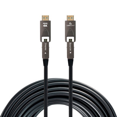 Кабель мультимедійний HDMI to HDMI A/D to A/D 30.0m V.2.0 4K 60Hz Optic (AOC) Cablexpert (CCAP-HDMIDD-AOC-30M)