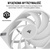 Кулер до корпусу Corsair AF120 RGB Elite White Triple Pack (CO-9050158-WW)