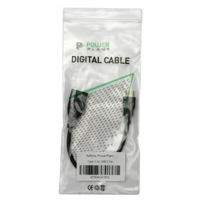 Перехідник OTG USB 3.0 AF to USB-C 0.1m PowerPlant (KD00AS1257)