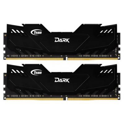 Модуль памяти для компьютера DDR3 4GB (2x2GB) 1600 MHz Dark Series Black Team (TDKED34G1600HC9DC01)