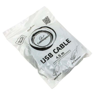 Дата кабель USB 2.0 AM/AF 4.5m Cablexpert (CCP-USB2-AMAF-15C)