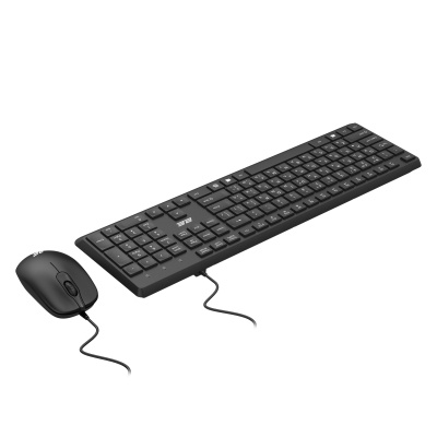 Комплект 2E MK405 USB UA Black (2E-MK405UBK)