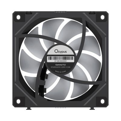 Кулер до корпусу OCYPUS GAMMA F12 UNI BK ARG (GAMMA-F12-BK3AM01U-GL)