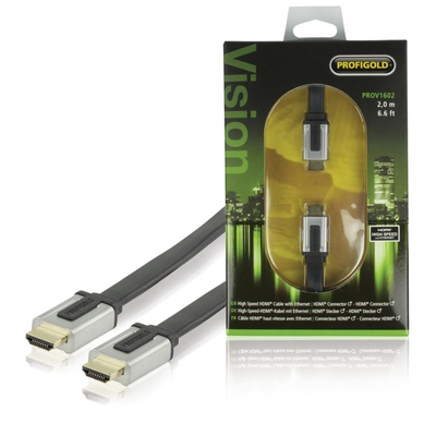 Кабель мультимедийный HDMI to HDMI 2.0m Bandridge (PROV1602)