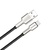 Дата кабель USB 2.0 AM to Micro 5P 1.0m head metal black ColorWay (CW-CBUM046-BK)