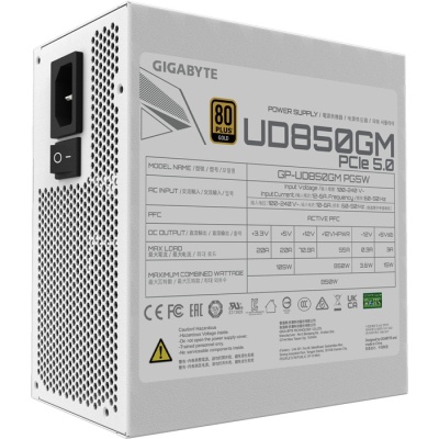 Блок живлення GIGABYTE 850W (UD850GM PG5W)