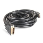 Кабель мультимедийный HDMI to DVI 24+1pin M, 5.0m GEMIX (Art.GC 1418)