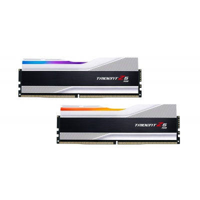 Модуль пам'яті для комп'ютера DDR5 32GB (2x16GB) 5600 MHz Trident Z5 RGB Silver G.Skill (F5-5600J3636C16GX2-TZ5RS)