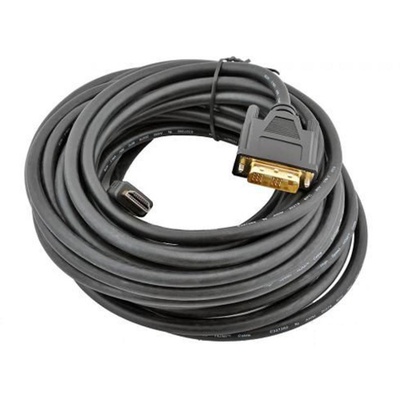 Кабель мультимедійний HDMI to DVI 18+1pin M, 4.5m Cablexpert (CC-HDMI-DVI-15)