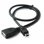 Дата кабель USB 2.0 Mini 5P to AF 0.5m EXTRADIGITAL (DV00DV4068)