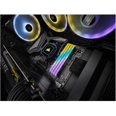 Модуль пам'яті для комп'ютера DDR4 16GB (2x8GB) 3600 MHz Vengeance RGB Pro RT Black Corsair (CMN16GX4M2Z3600C16)