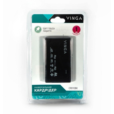 Считыватель флеш-карт Vinga CR010BK