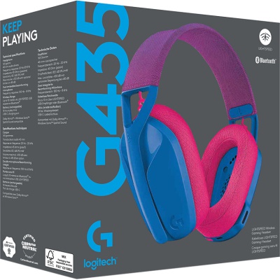 Навушники Logitech G435 Lightspeed Wireless Gaming Headset Blue (981-001062)