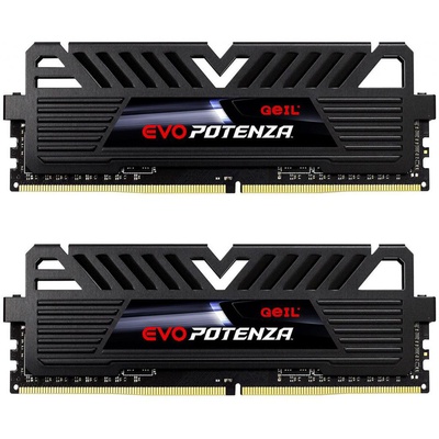 Модуль памяти для компьютера DDR4 32GB (2x16GB) 2400 MHz POTENZA Black GEIL (GPB432GB2400C16DC)