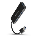Концентратор AXAGON USB 3.1 to 4xUSB 3.0 black (HUE-G1A)