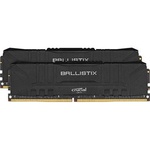 Модуль памяти для компьютера DDR4 16GB (2x8GB) 2400 MHz Ballistix Black MICRON (BL2K8G24C16U4B)