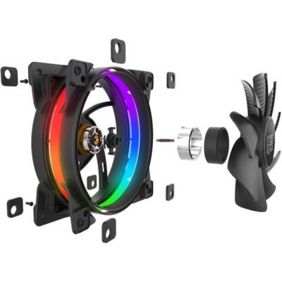 Кулер для корпуса PcСooler CORONA 3-in-1 FRGB KIT