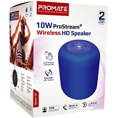 Акустична система Promate Boom-10 Blue (boom-10.blue)