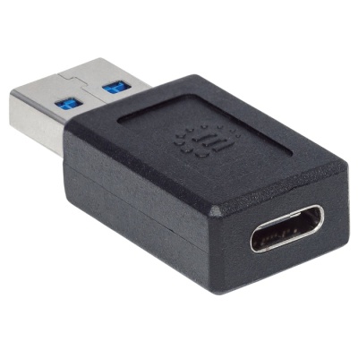 Переходник USB3.1 Type-C (F) to USB3.0 Type-A (M) Manhattan Intracom (354714)