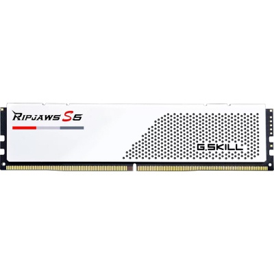 Модуль пам'яті для комп'ютера DDR5 64GB (2x32GB) 6000 MHz Ripjaws S5 G.Skill (F5-6000J3040G32GX2-RS5W)