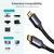 Кабель мультимедійний HDMI to HDMI 2.0m V.2.1 8K 60Hz HDR10 HLG 48Gbps YUV 444 Choetech (XHH01-BK)