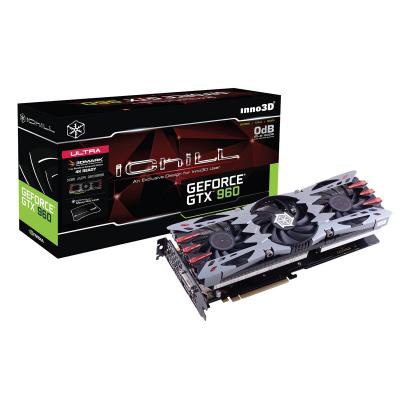 Видеокарта Inno3D GeForce GTX960 2048Mb iChill X3 AIR BOSS Ultra (C960-2SDN-E5CNX)