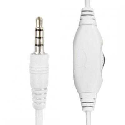 Навушники Gembird MHS-03 White/Red (MHS-03-WTRD)