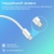 Дата кабель USB-C to USB-C ecoline-cc120.white Promate (ecoline-cc120.white)