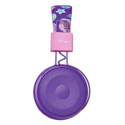 Наушники Trust Comi Kids Over-Ear Purple (23129)