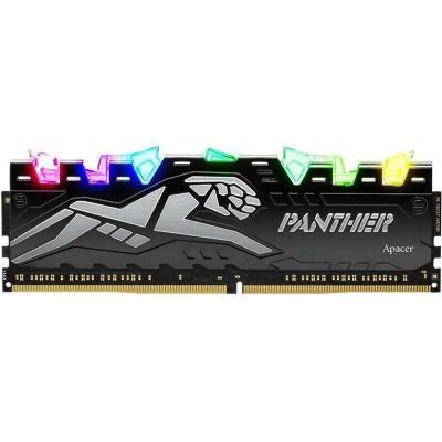 Модуль памяти для компьютера DDR4 8GB 2666 MHz Panther Rage RGB Silver Apacer (EK.08G2V.GQN)