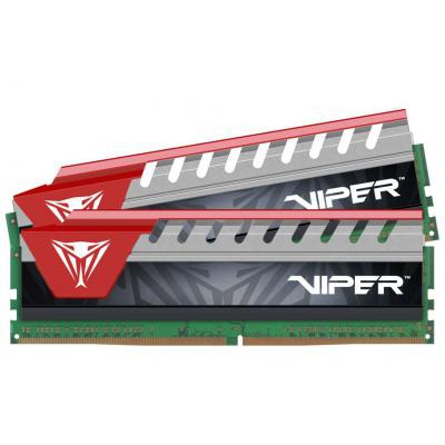 Модуль памяти для компьютера DDR4 8GB (2x4GB) 2800 MHz Viper Elite Red Patriot (PVE48G280C6KRD)
