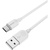 Дата кабель USB 2.0 AM to USB-C 1.0m 2.4A PVC BX14 white BOROFONE (6957531089995)
