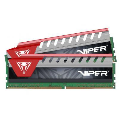 Модуль памяти для компьютера DDR4 16GB (2x8GB) 2400 MHz Viper Elite Red Patriot (PVE416G240C5KRD)