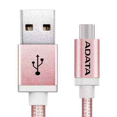 Дата кабель USB 2.0 – Micro USB 1.0m Rose Golden ADATA (AMUCAL-100CMK-CRG)