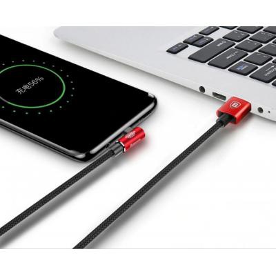 Дата кабель Baseus USB 2.0 AM to Micro 5P 1.0m MVP Elbow Red (CAMMVP-A09)